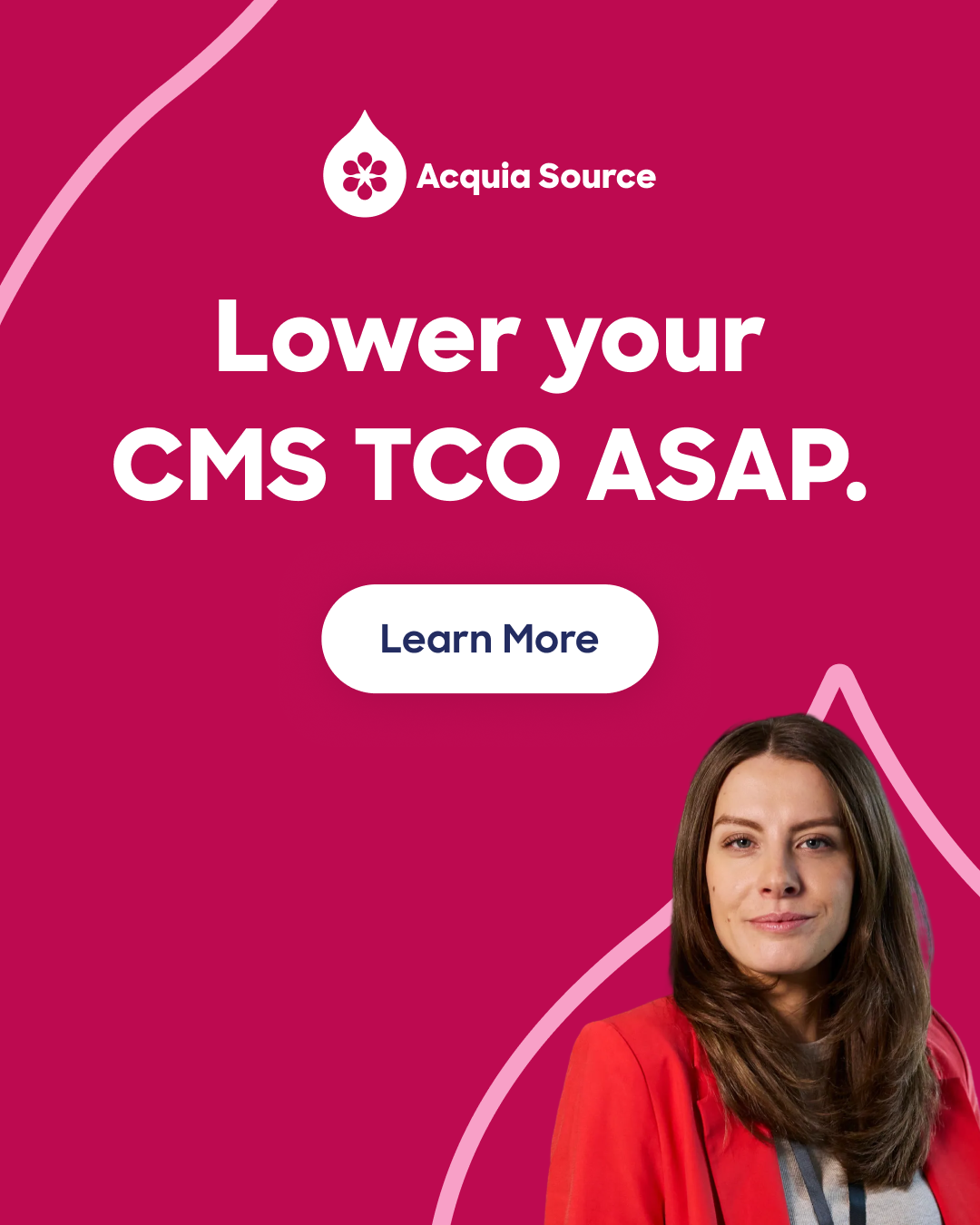 Acquia Facebook ad