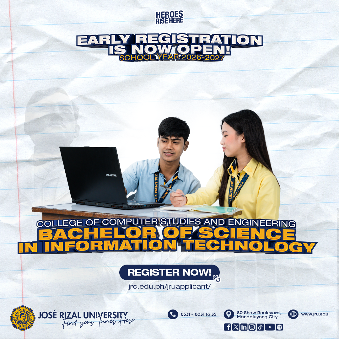 José Rizal University Facebook ad