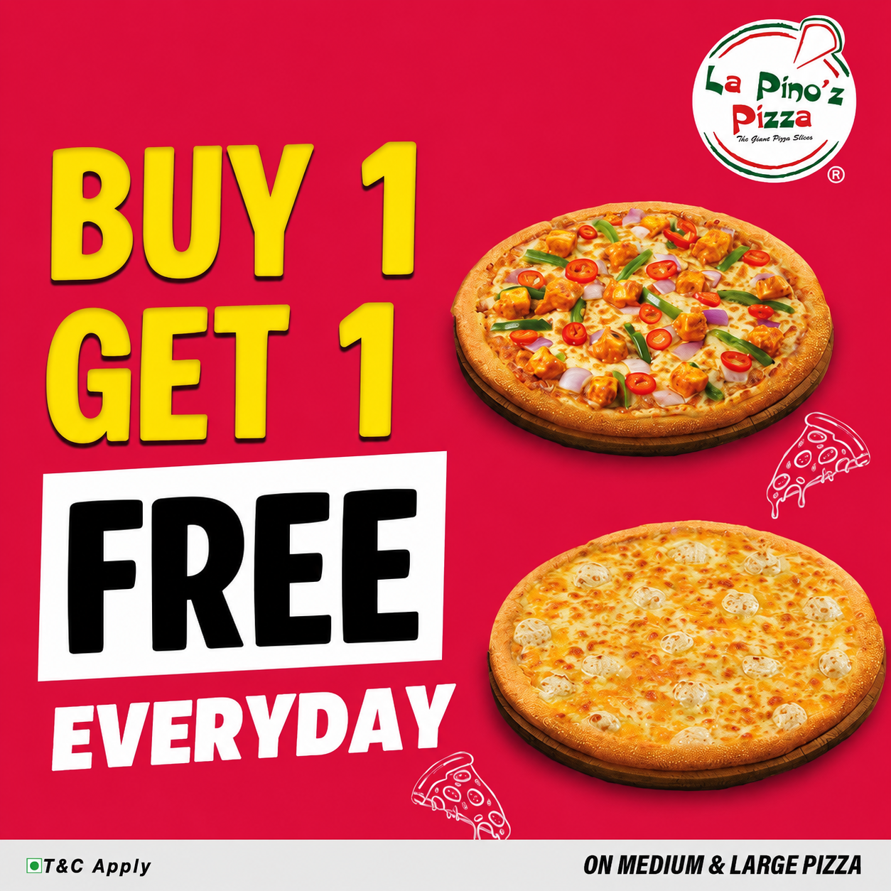 La Pino'z Pizza Facebook ad