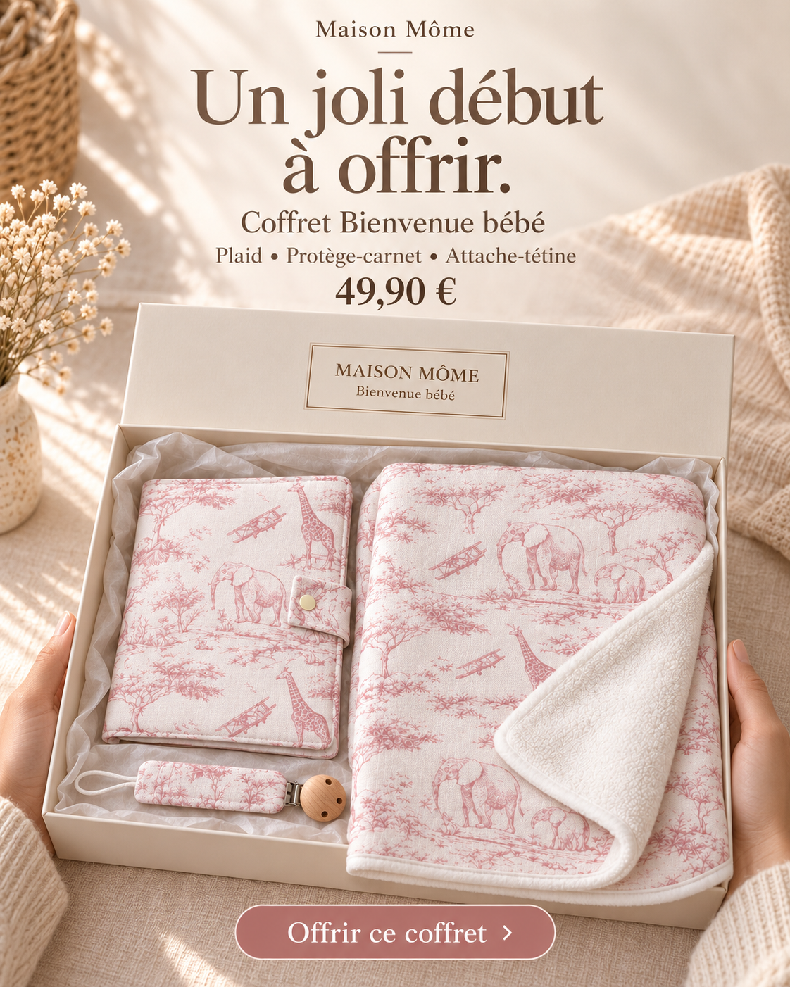 Maison Môme Paris Facebook ad: Un joli début à offrir, 49,90 €