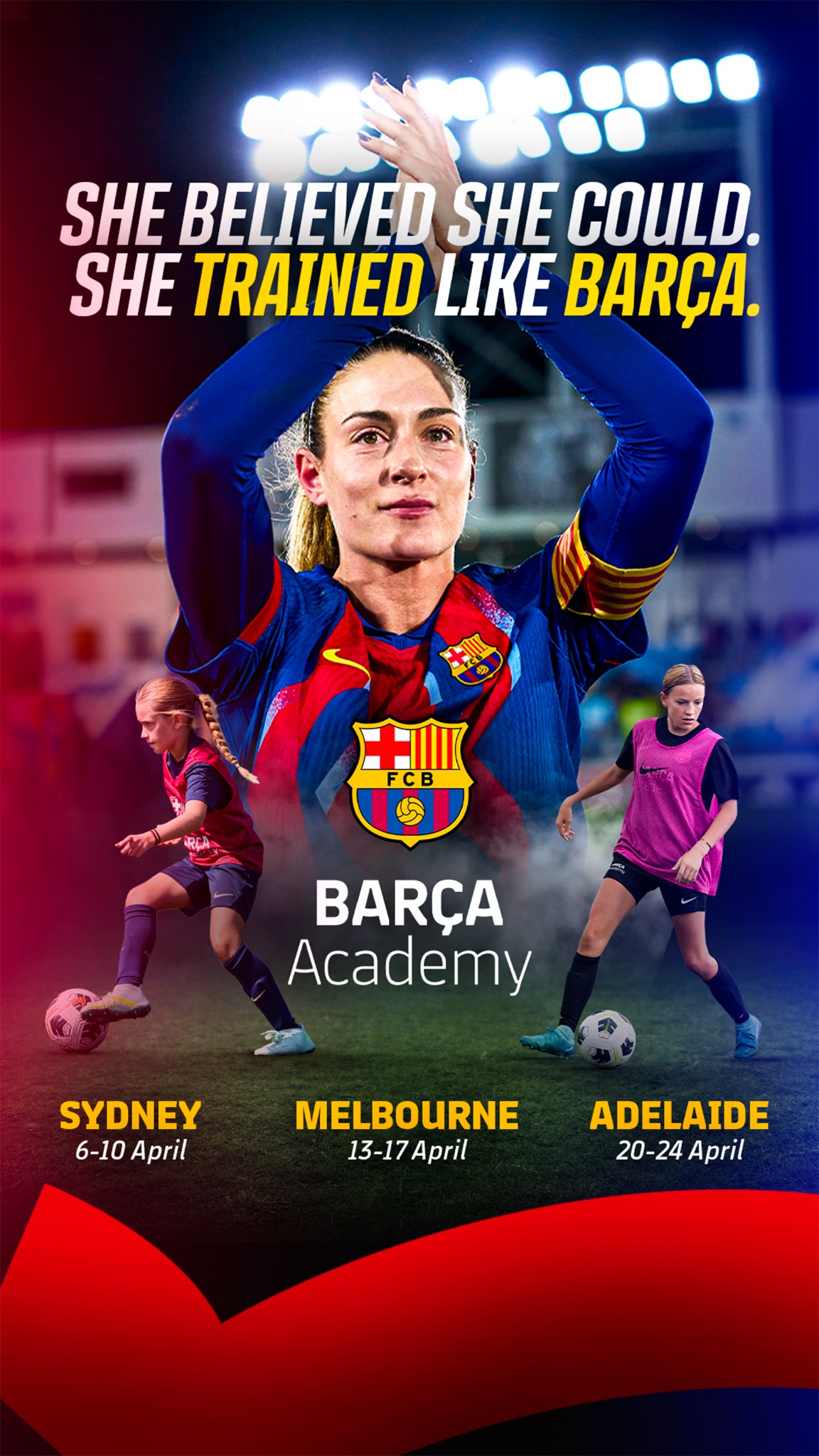 Barça Academy Australia & New Zealand Facebook ad