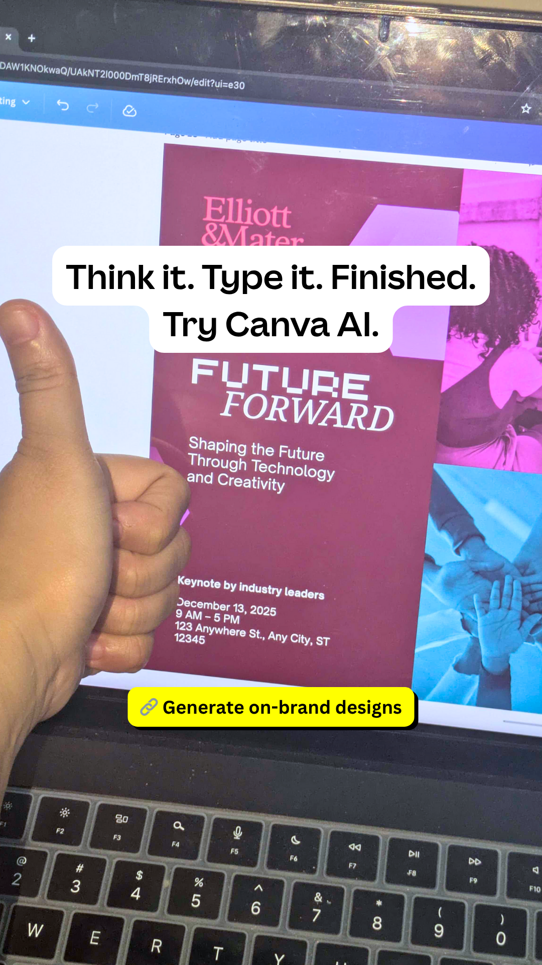 Canva Facebook ad