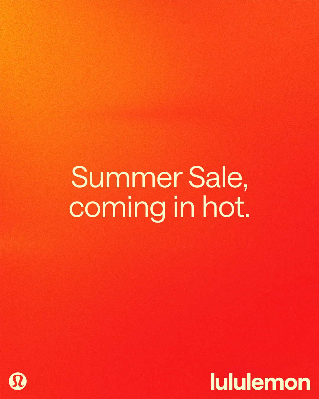 lululemon Facebook ad