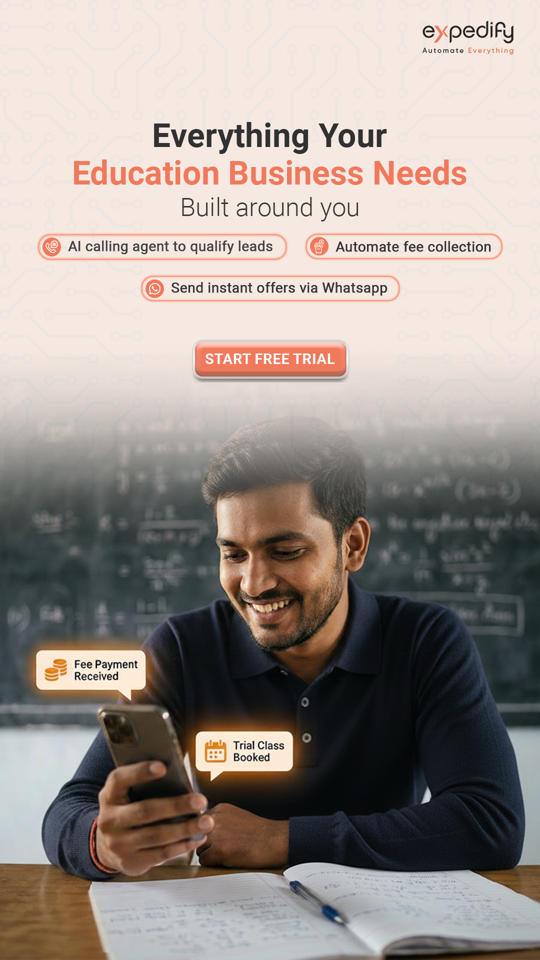 Expedify.ai Facebook ad