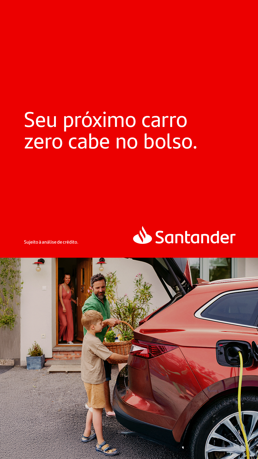 Santander Brasil Facebook ad