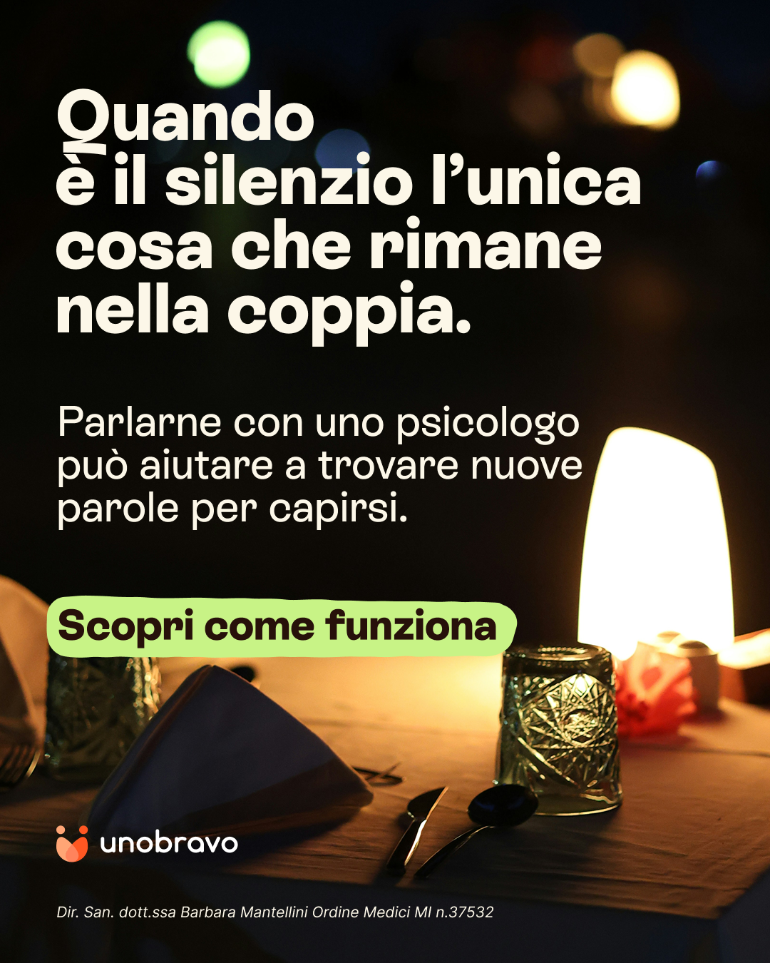 Unobravo Facebook ad