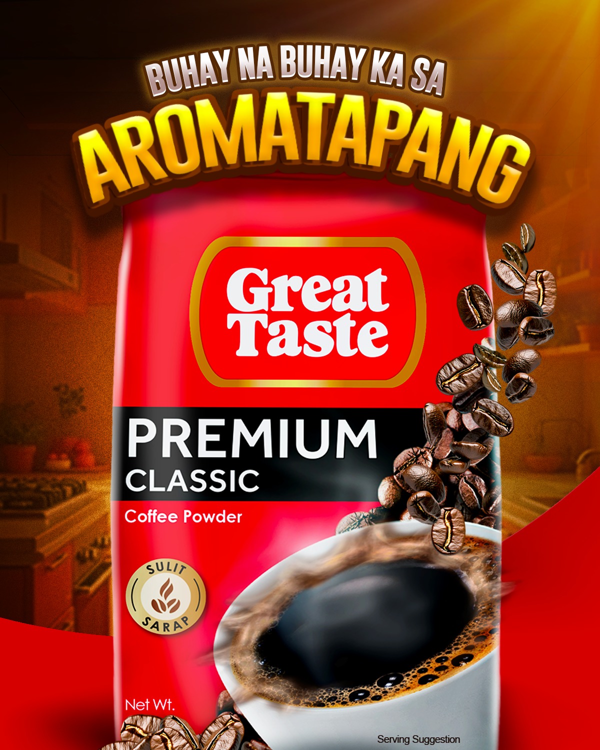 Great Taste Coffee Facebook ad
