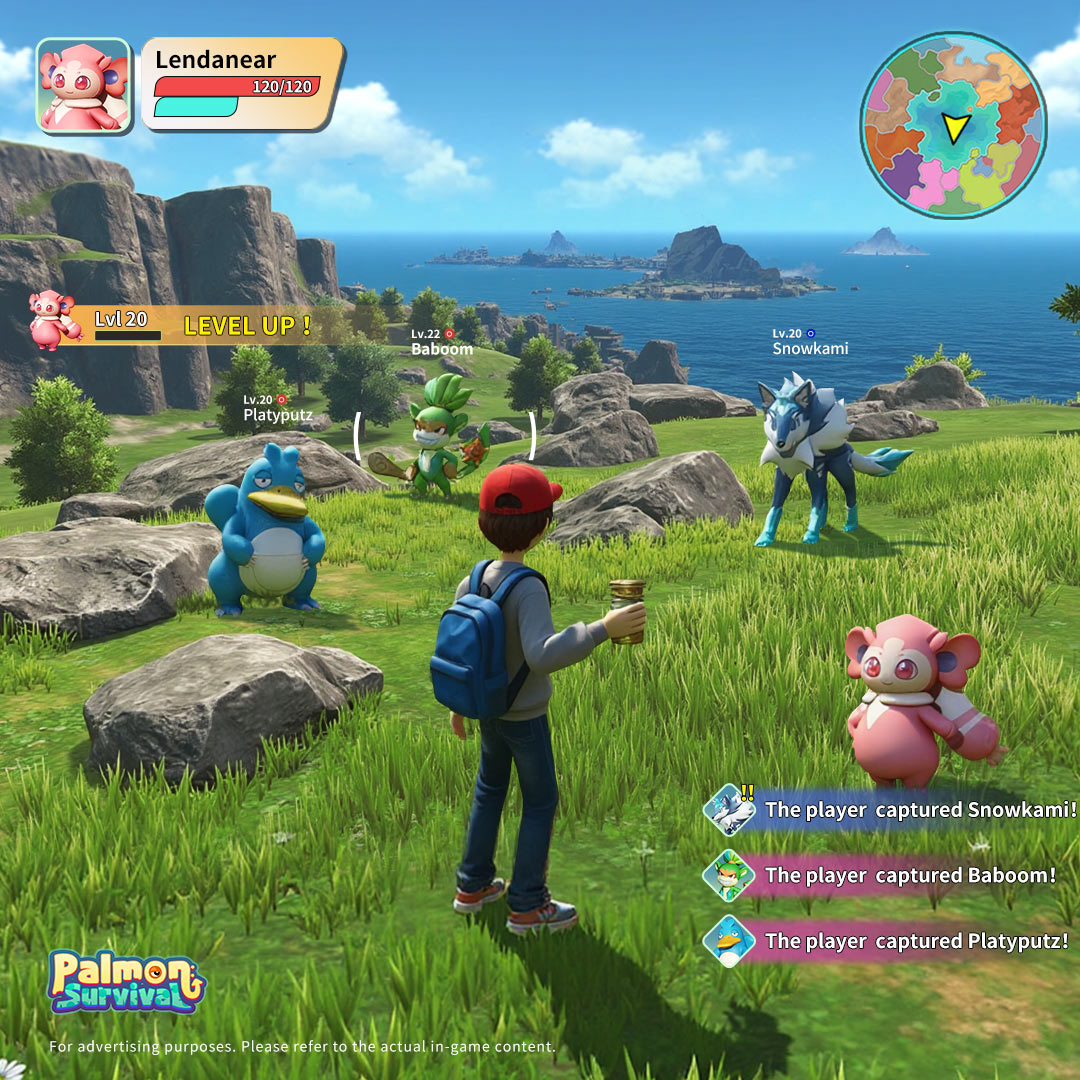 Palmon: Survival Facebook ad