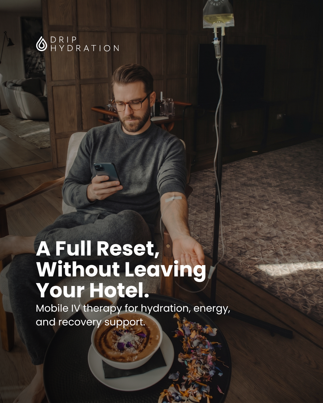 Drip Hydration Facebook ad