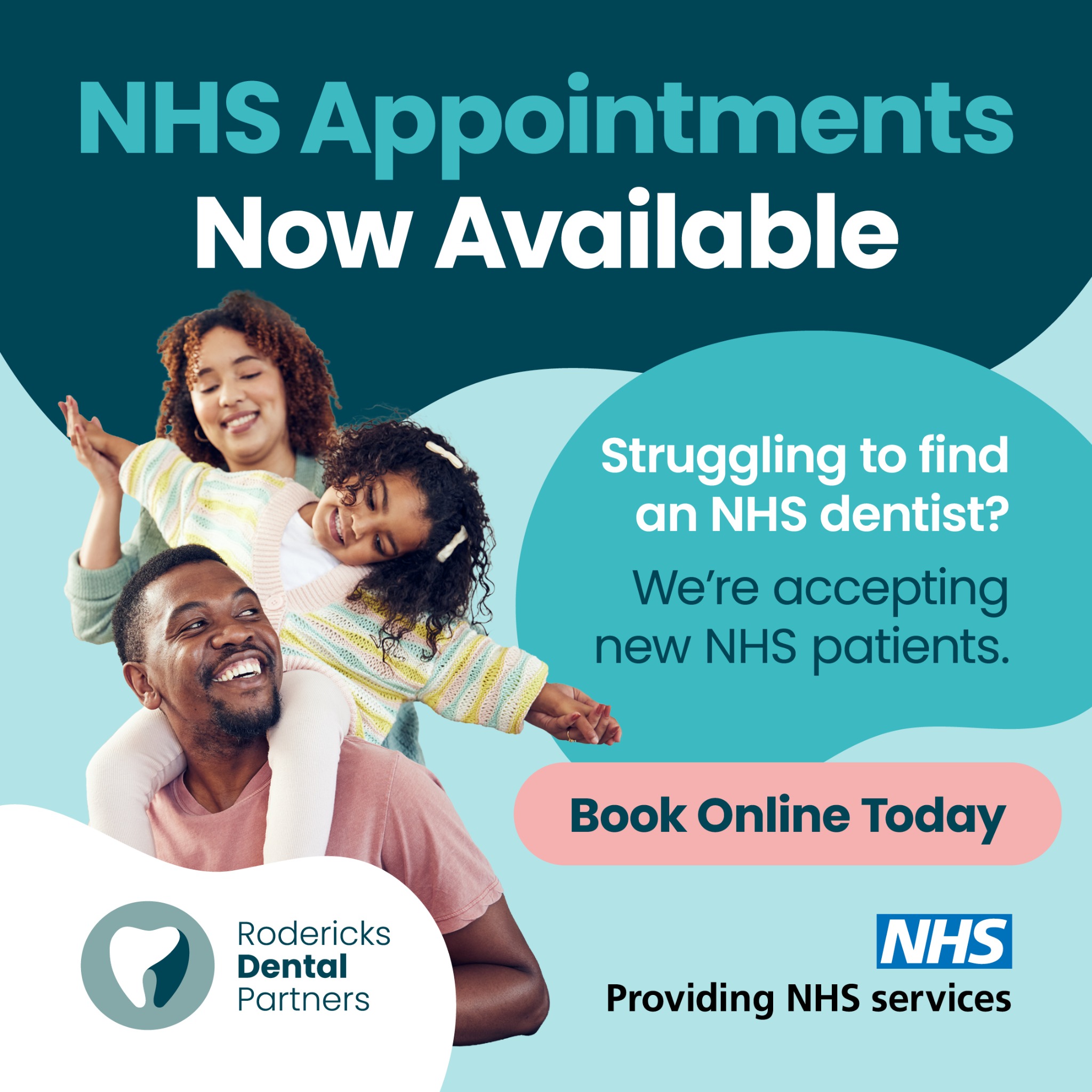 Banbury Dental Practice Facebook ad: Accepting New NHS Patients at Banbury Dental