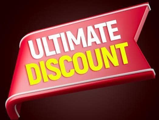 TV HOUSE Facebook ad: ULTIMATE DISCOUNT