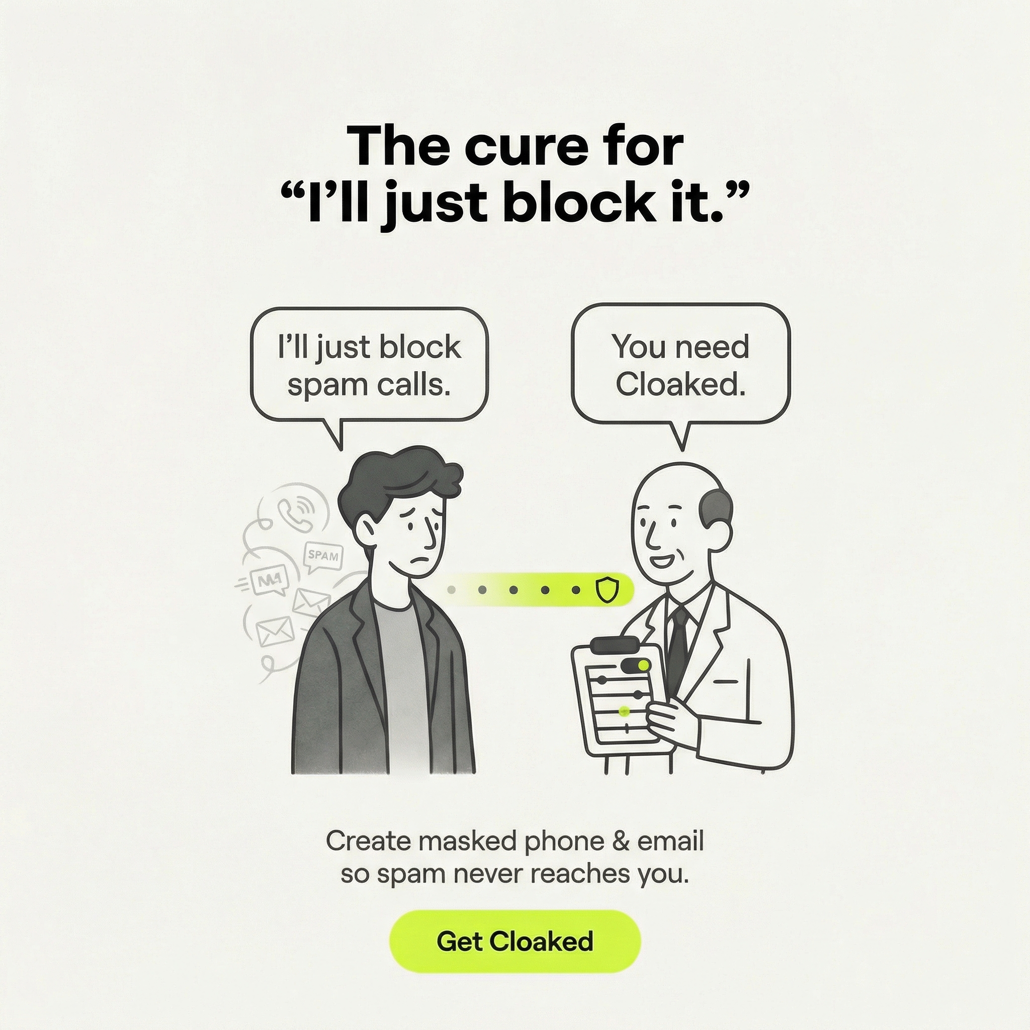Cloaked Inc. Facebook ad