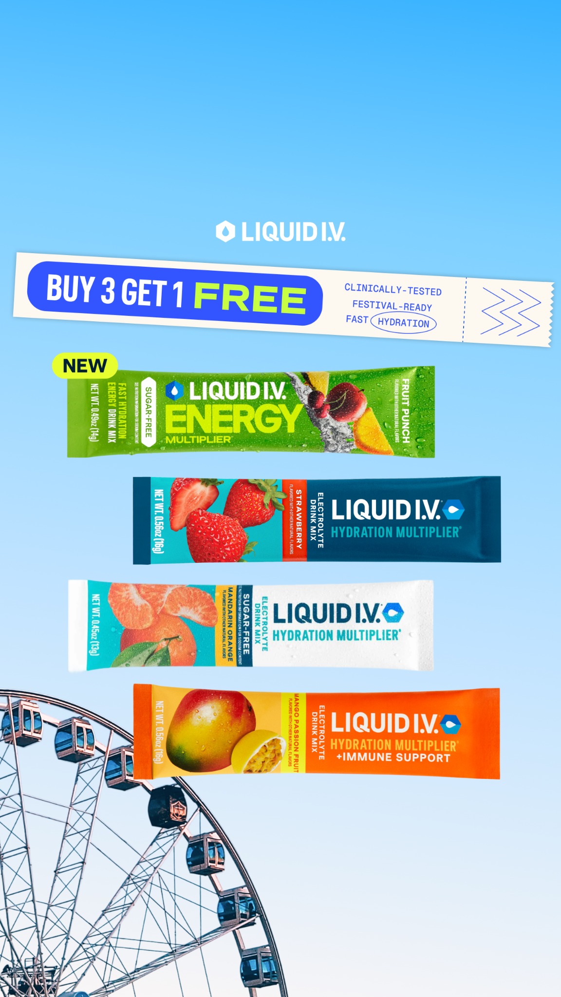 Liquid I.V. Facebook ad