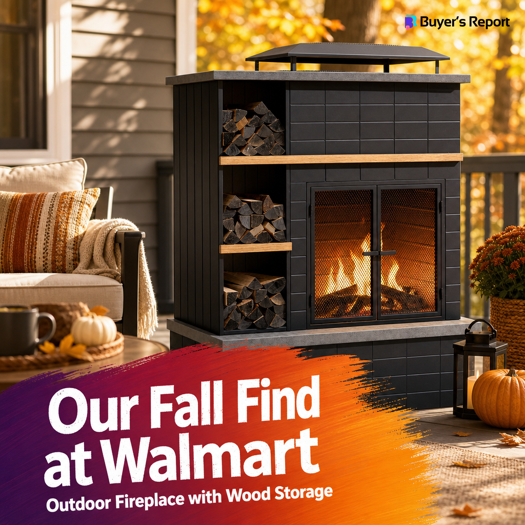 BuyersReport Facebook ad: Bring Fireplace Nights Outdoors