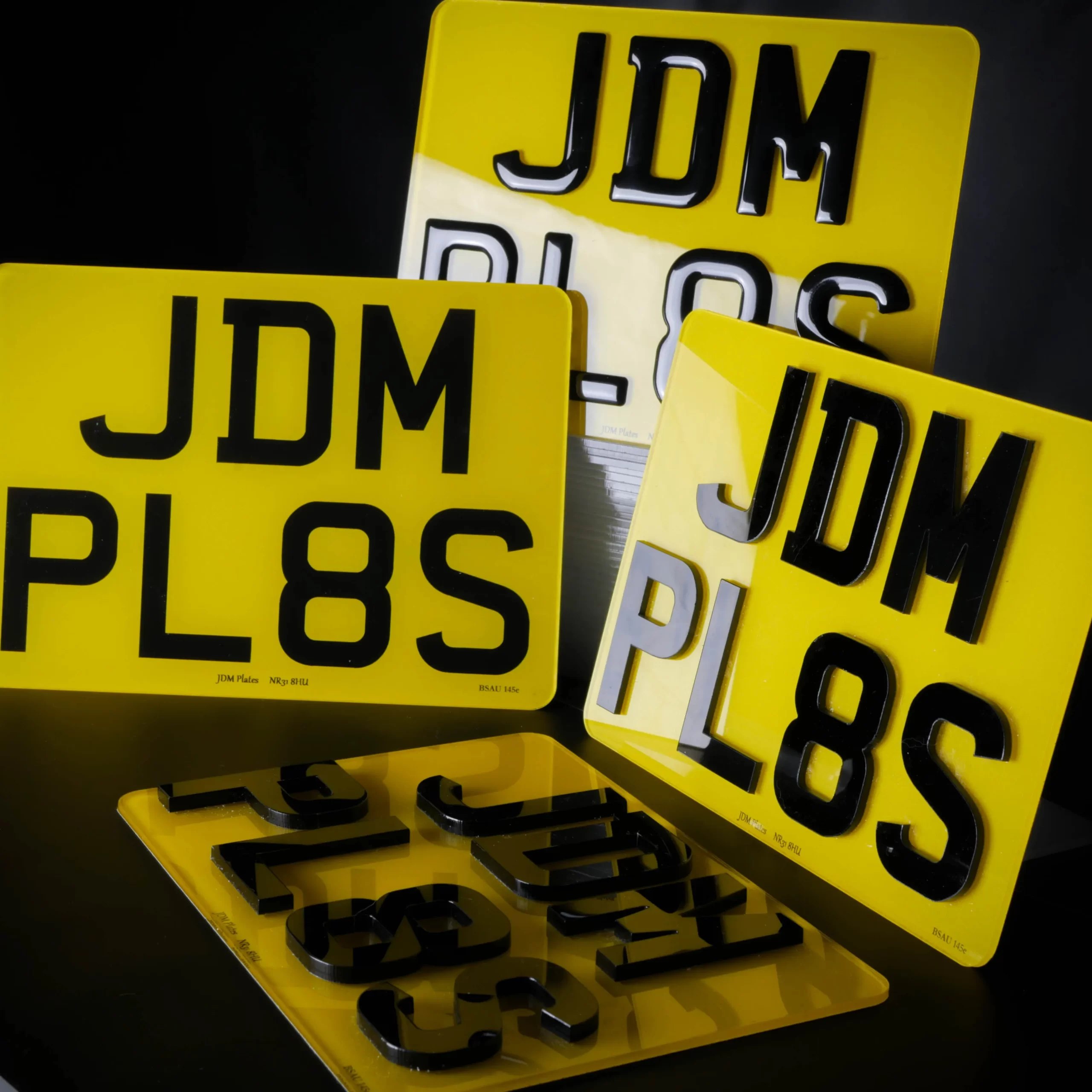 JDM Plates Facebook ad: Are you tired of bulky number plates ruining…