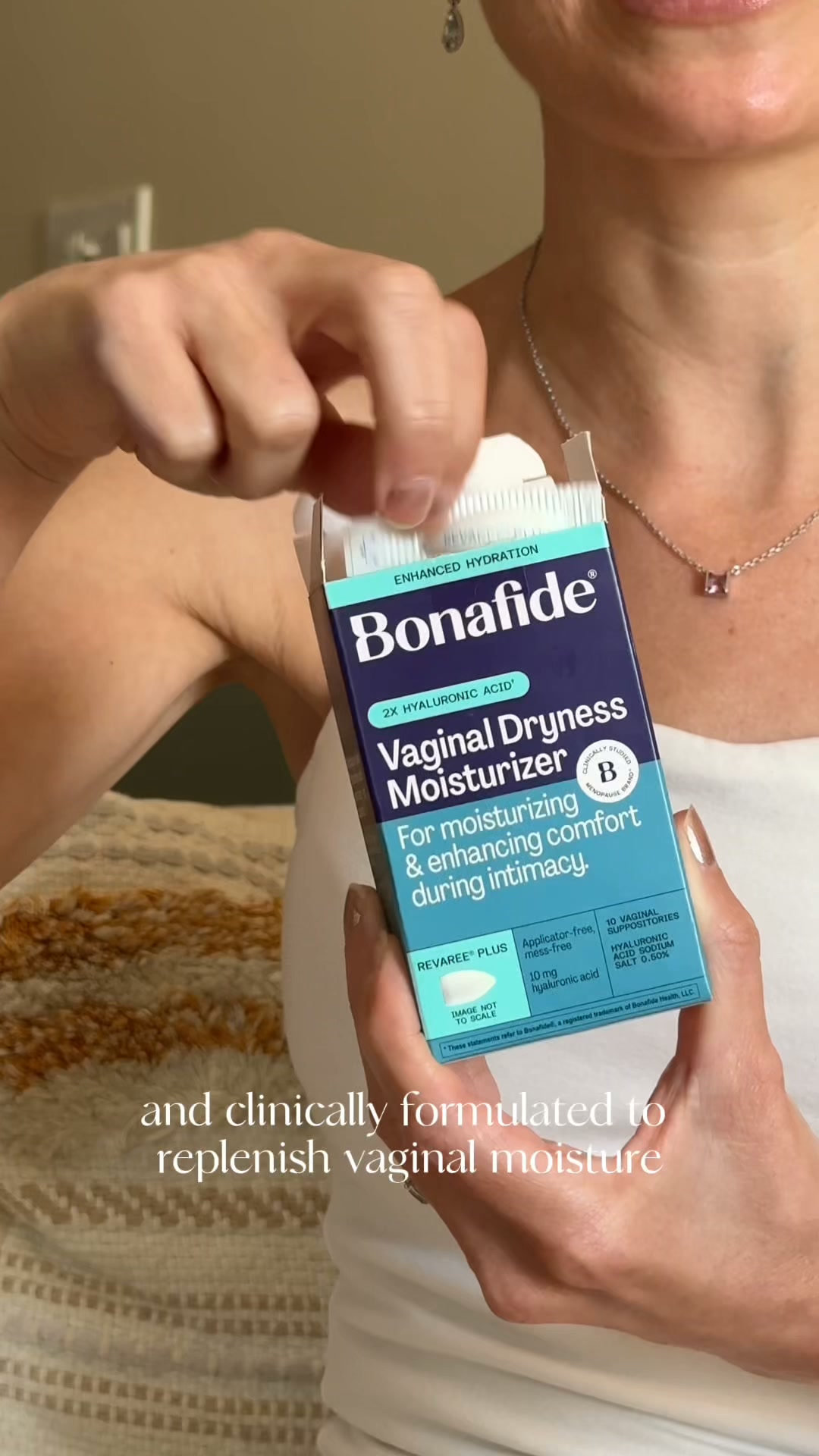 Bonafide Facebook ad: Vaginal dryness was not on the list of…
