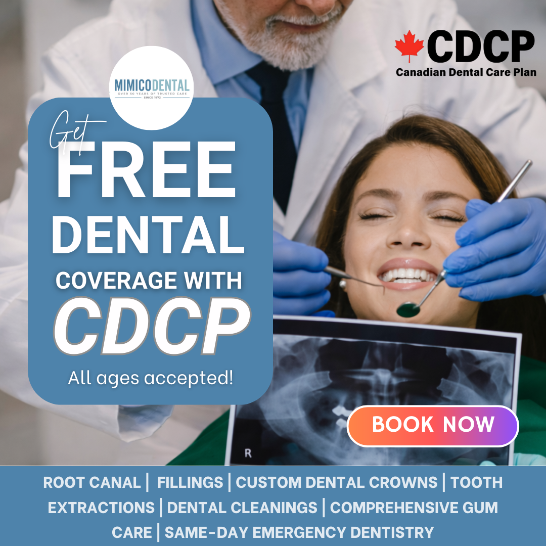 Mimico Dental Facebook ad from Feb 24, 2026