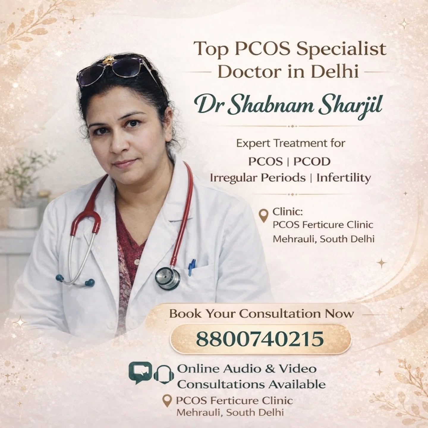 Best PCOS Specialist doctor in India Facebook ad: Best PCOS Treatment Clinic in Delhi - [PCOS FERTICURE…