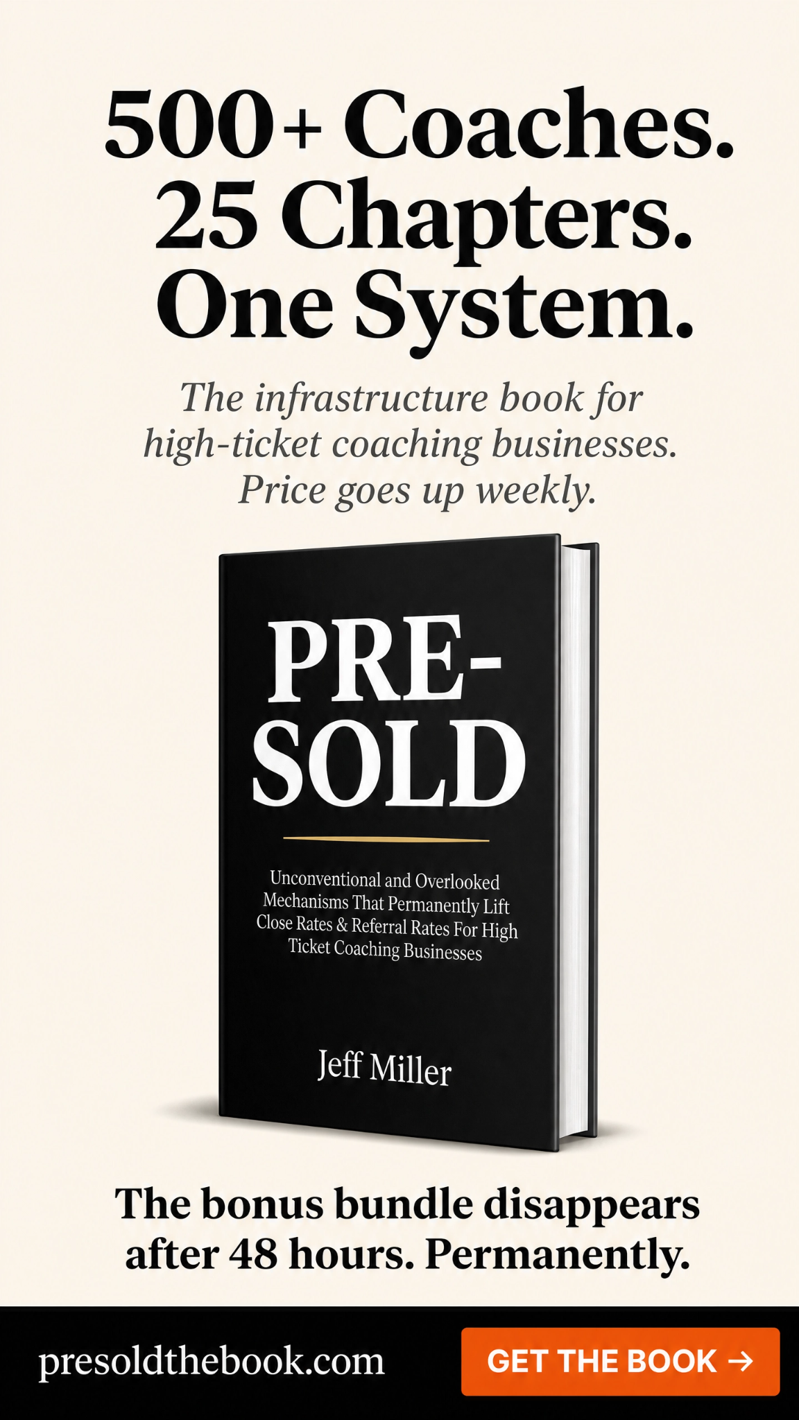 Jeff Miller - Online Business Coach Facebook ad