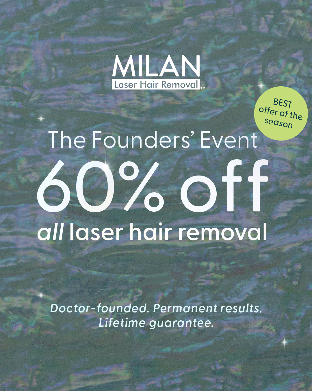 Milan Laser Hair Removal Facebook ad