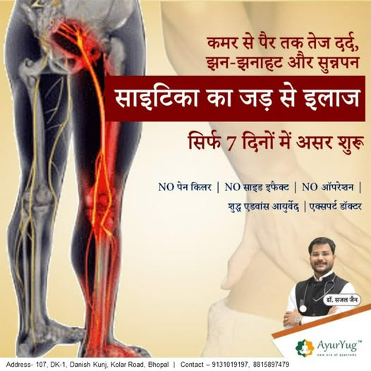 Dr. Sajal Jain Facebook ad: Don't Ignore Your Leg Pain - Book Consultation Call Today!