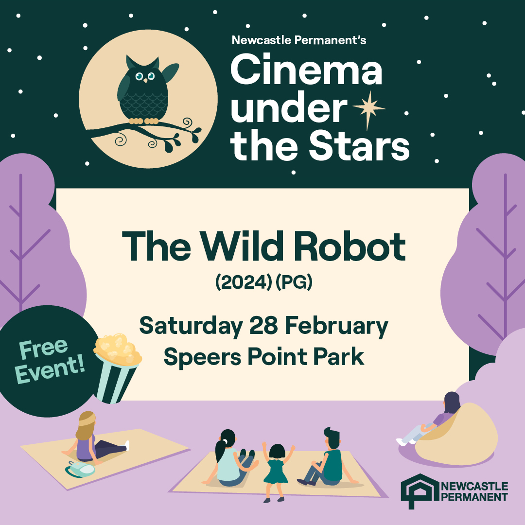 Newcastle Permanent Facebook ad: Cinema under the Stars - Lake Macquarie
