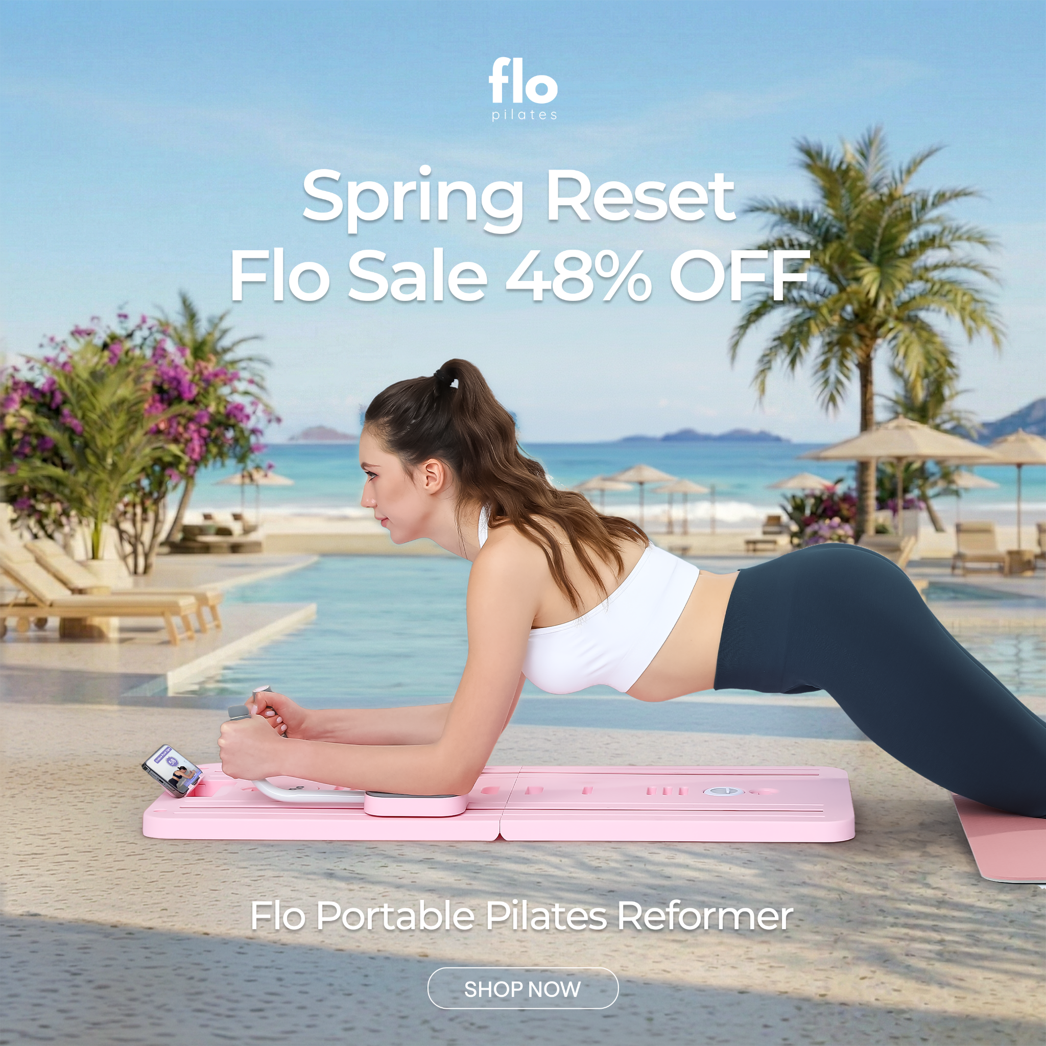 Flo Pilates Facebook ad