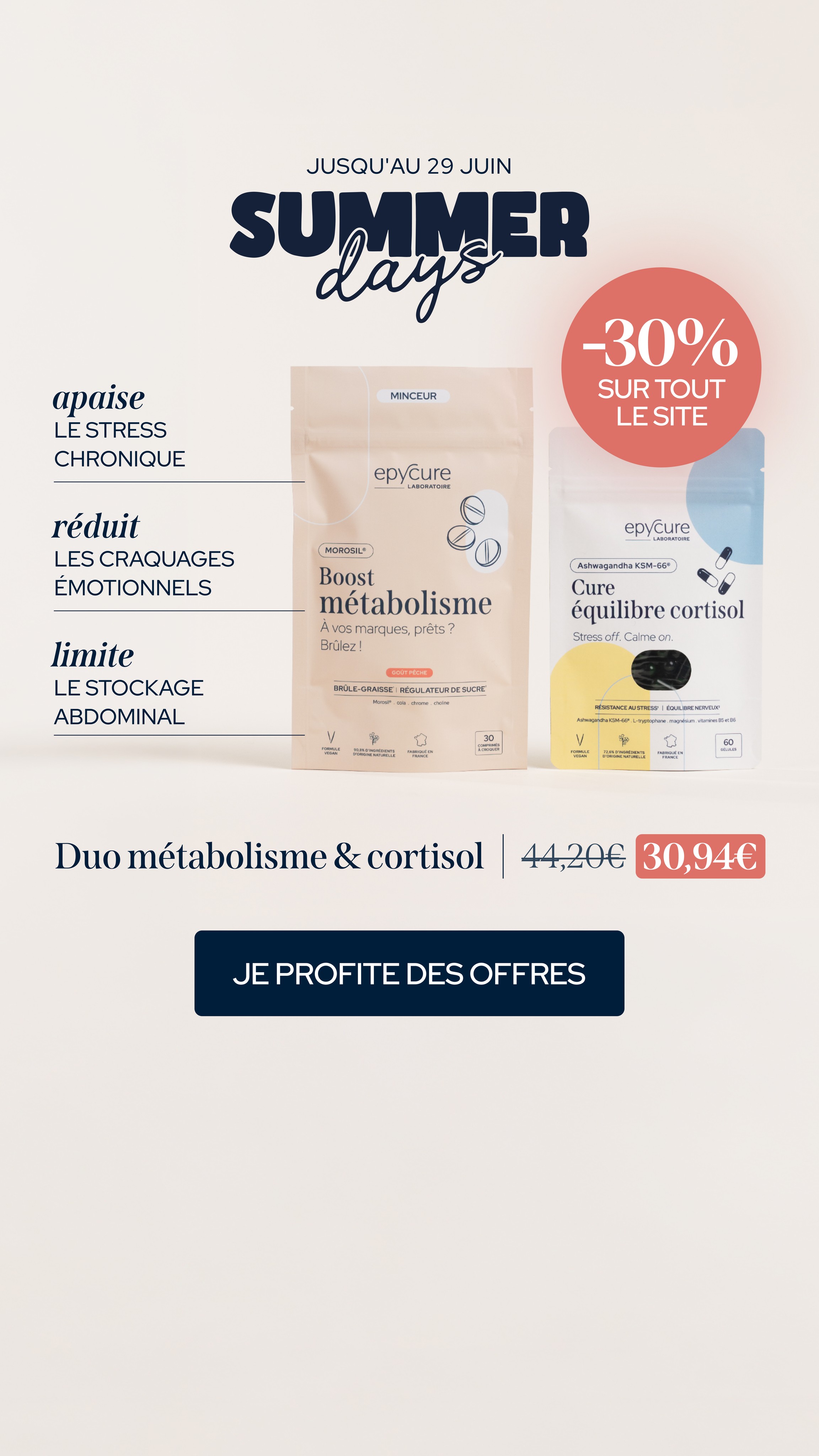 Epycure Facebook ad