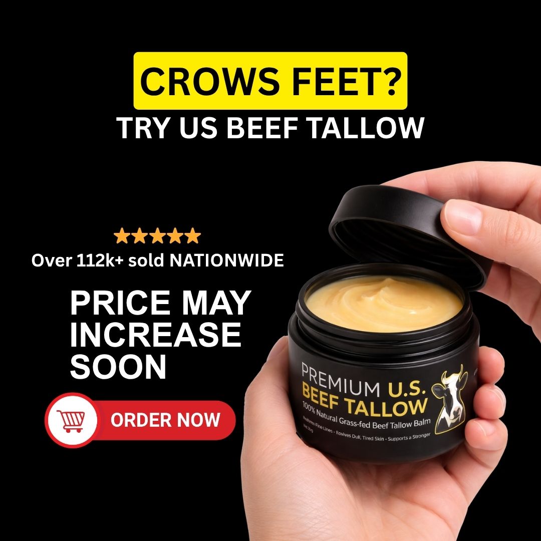 Premium US Beef Tallow Facebook ad: SALES END AT 11:59PM HURRY!