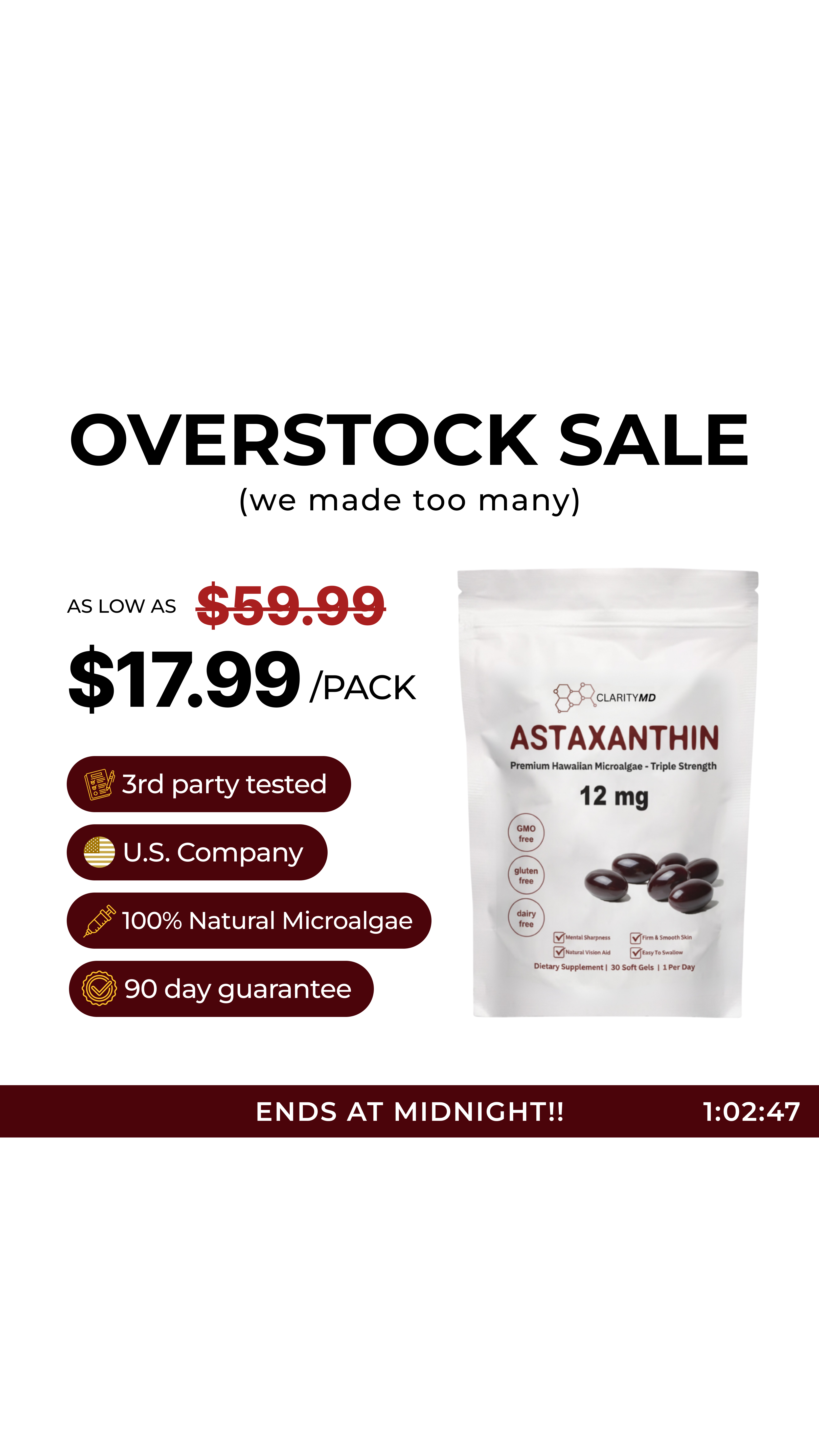 Clarity MD Facebook ad