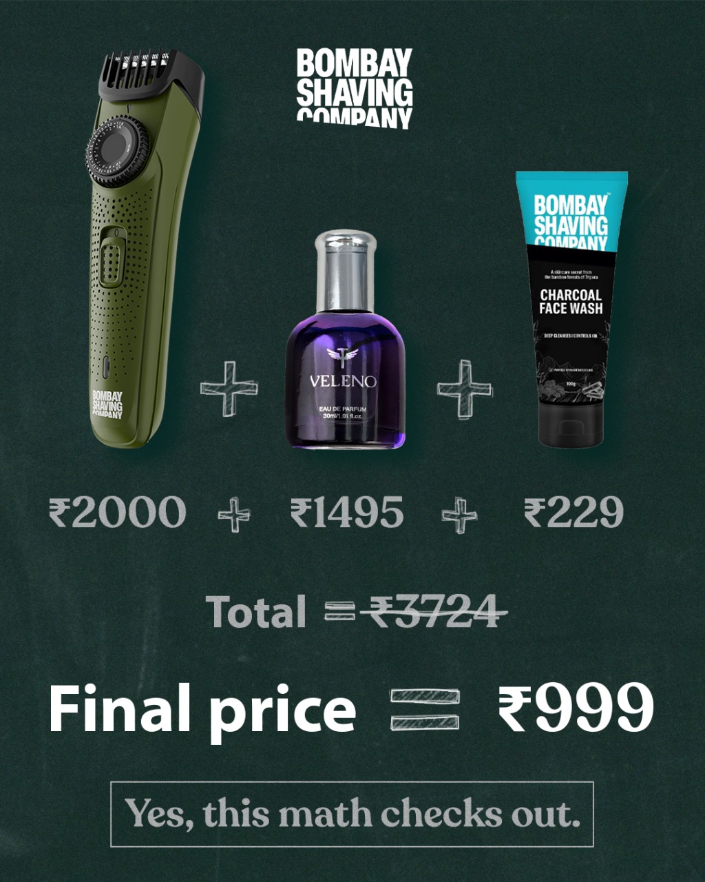 Bombay Shaving Company Facebook ad
