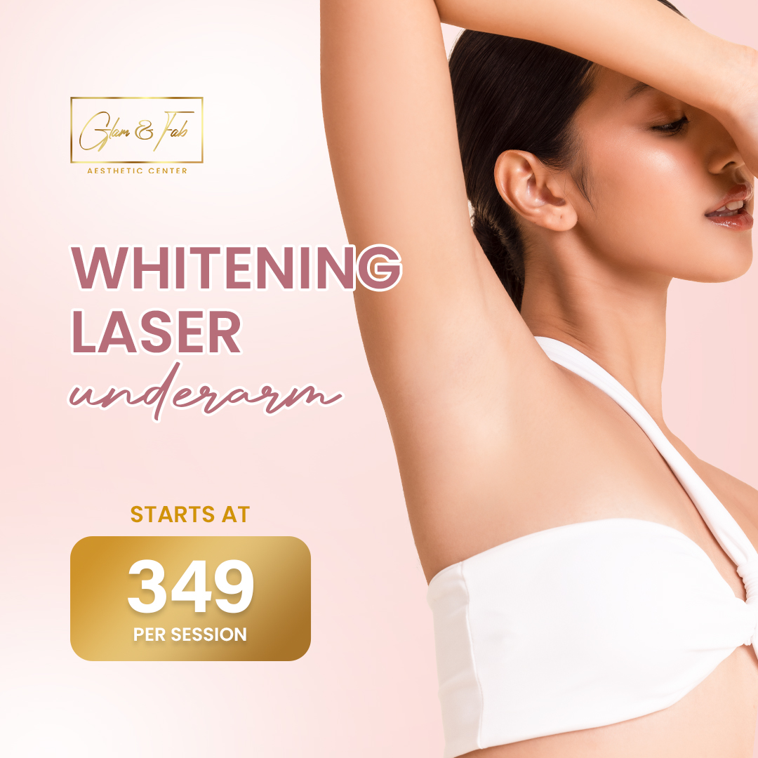 Glam and Fab Tutuban Center Mall Facebook ad: GLOW UP FOR ONLY ₱349