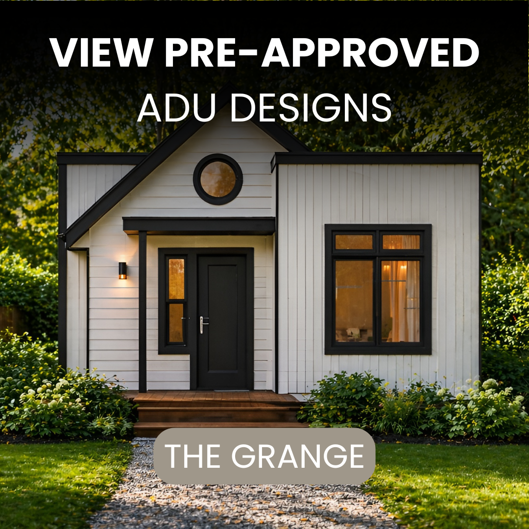 Harris and Sons LLC Facebook ad: Pre-approved ADU Designs