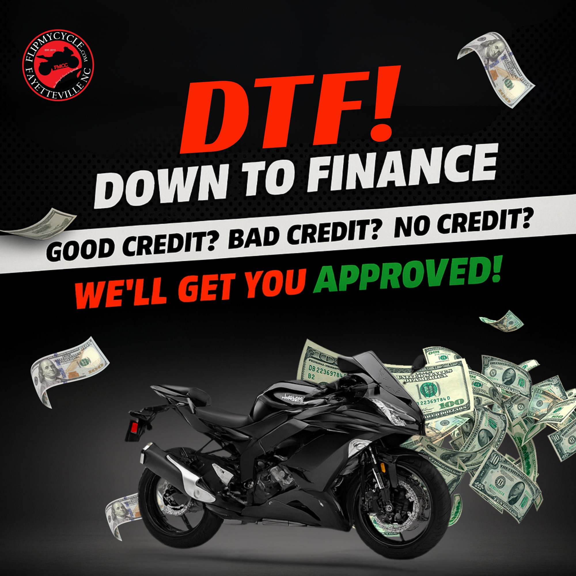 Flip My Cycle.com Facebook ad: Find your dream motorcycle today at Flip My…