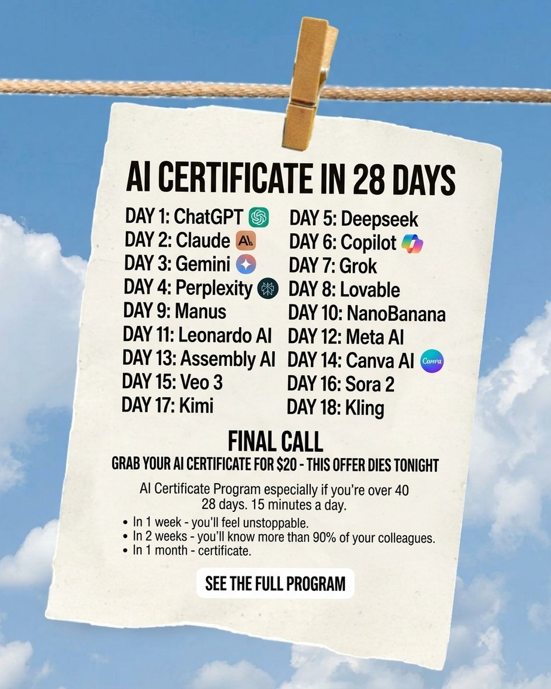 Career Unlocked Facebook ad: Start Now