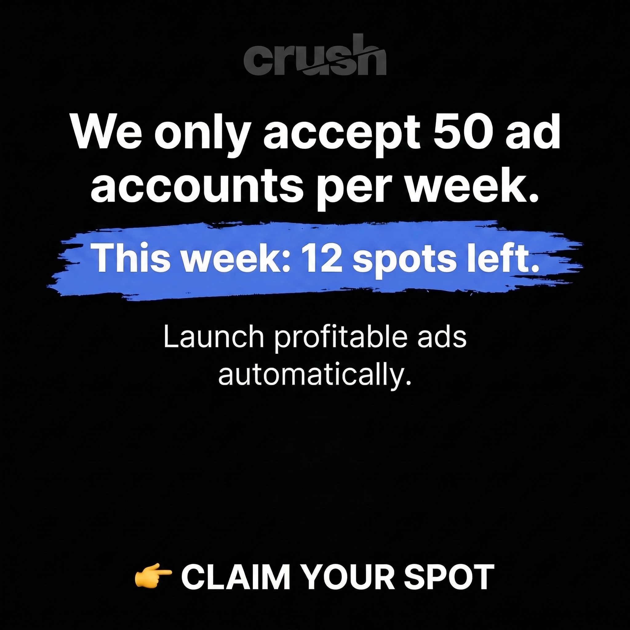 trycrush.ai Facebook ad