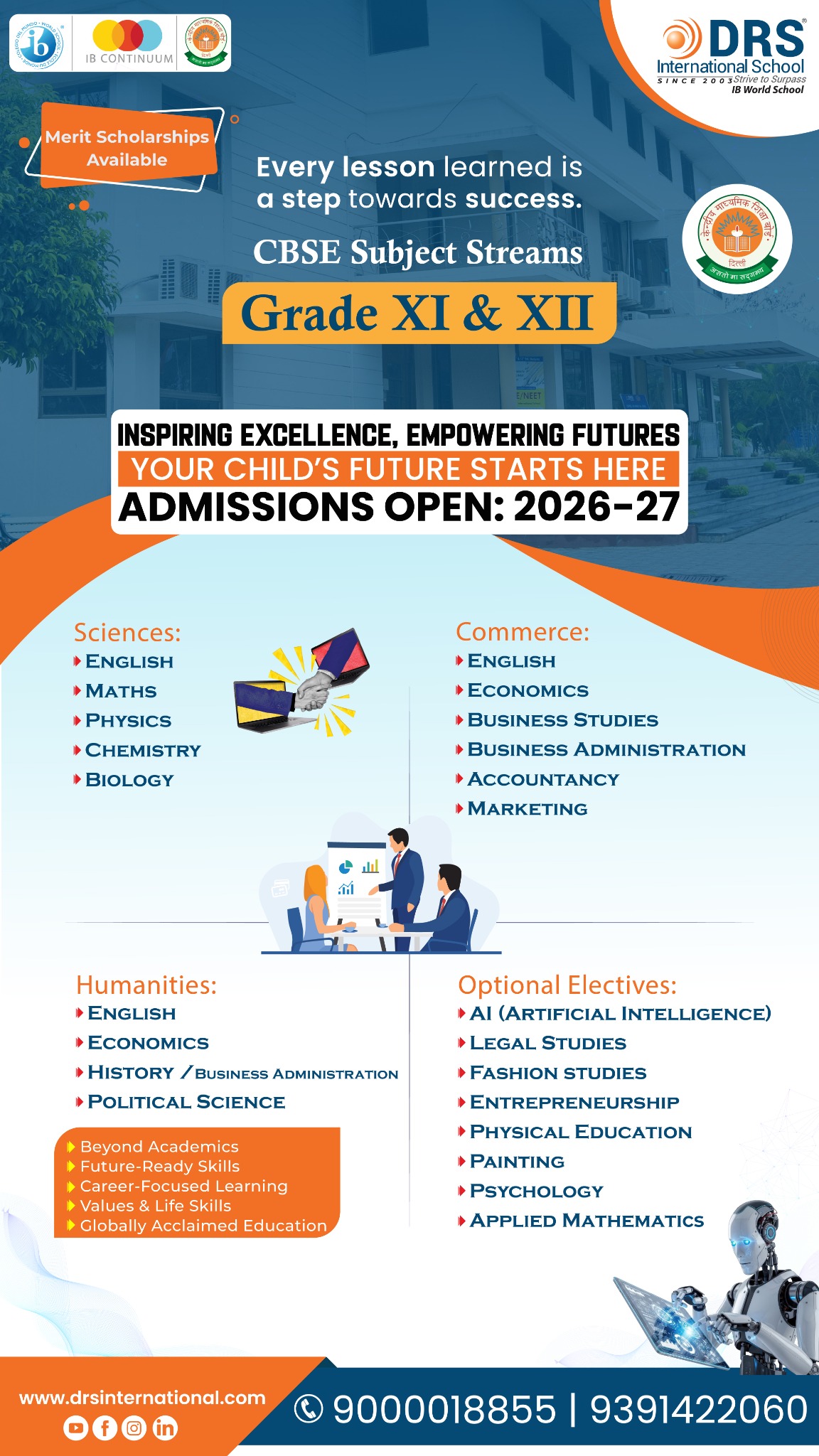DRS International School Facebook ad