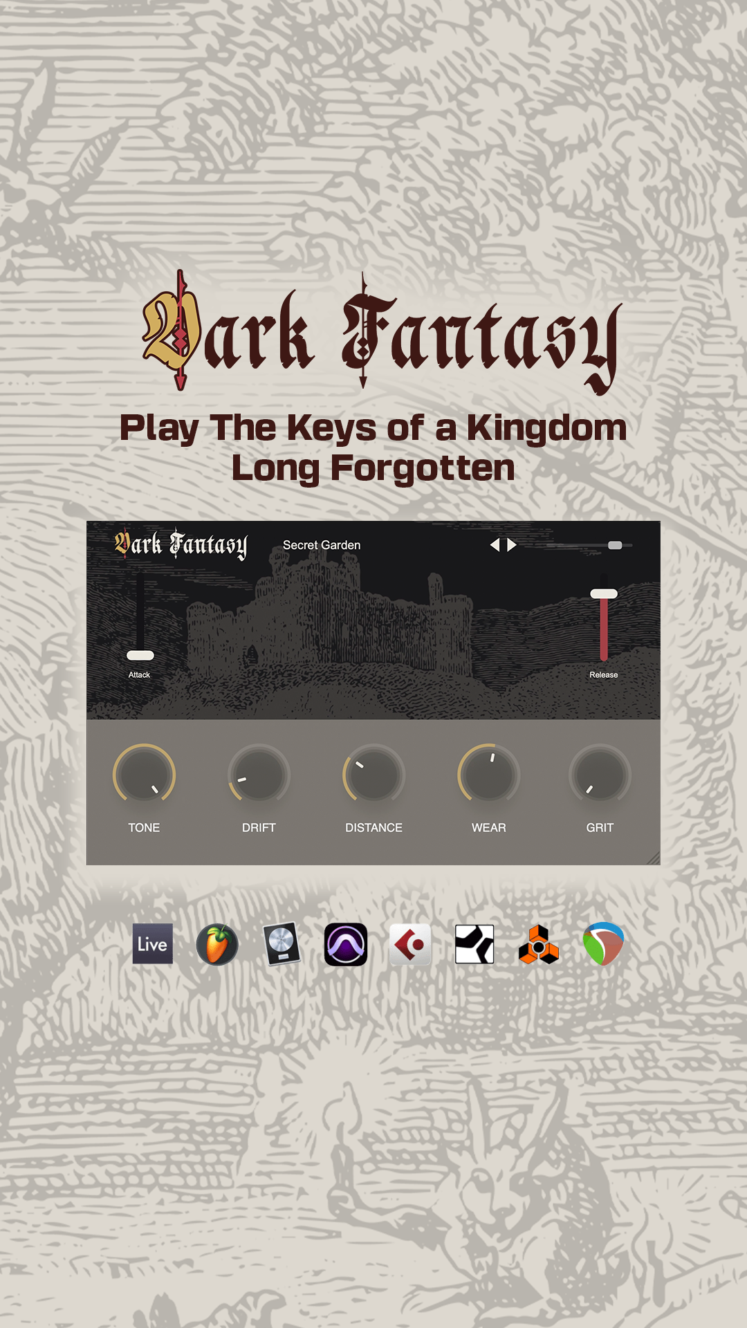 Clark Audio Facebook ad: Dark Fantasy Instrument