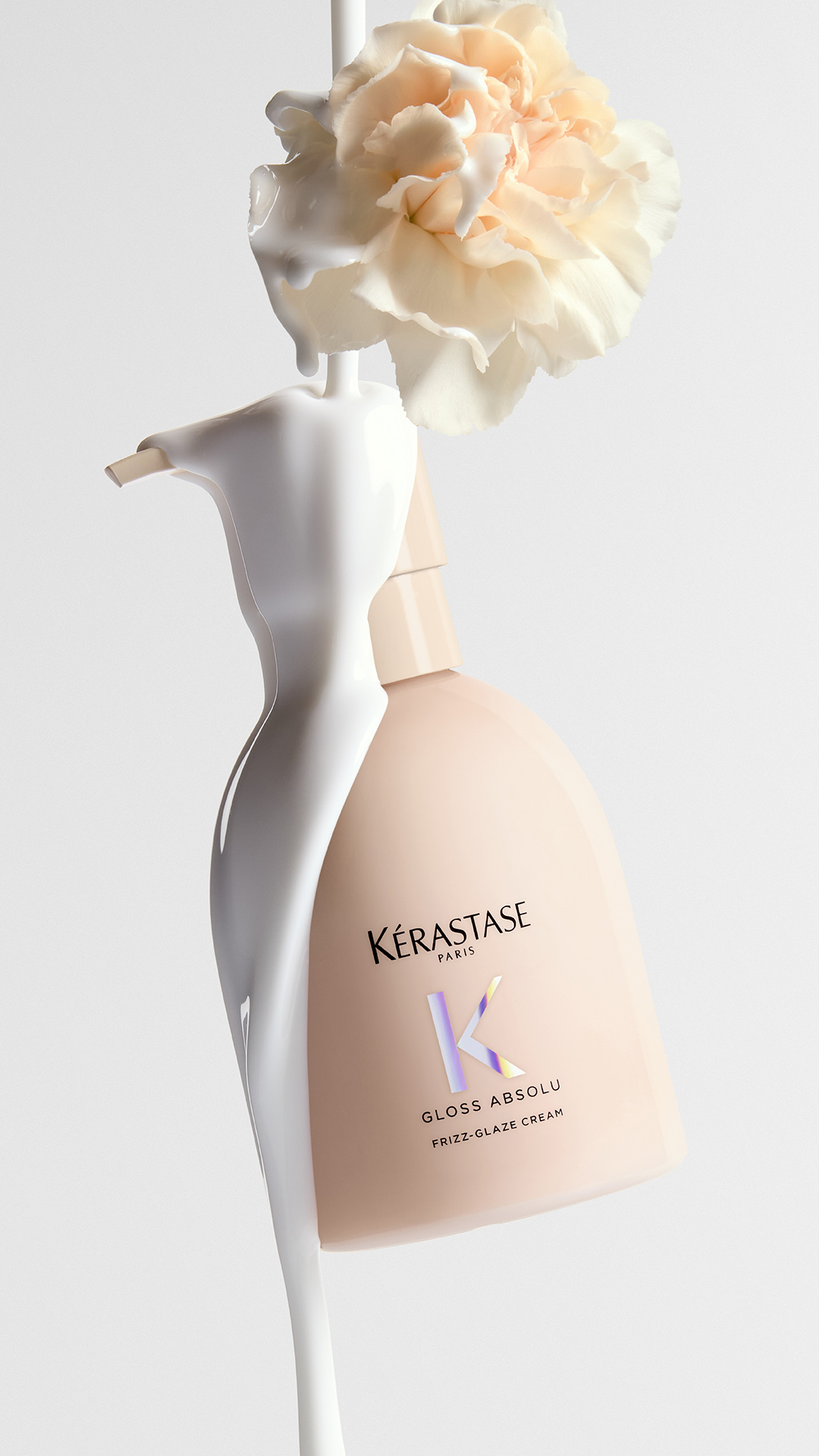 Kérastase República Dominicana Facebook ad: El frizz bajo control y un acabado glossy…