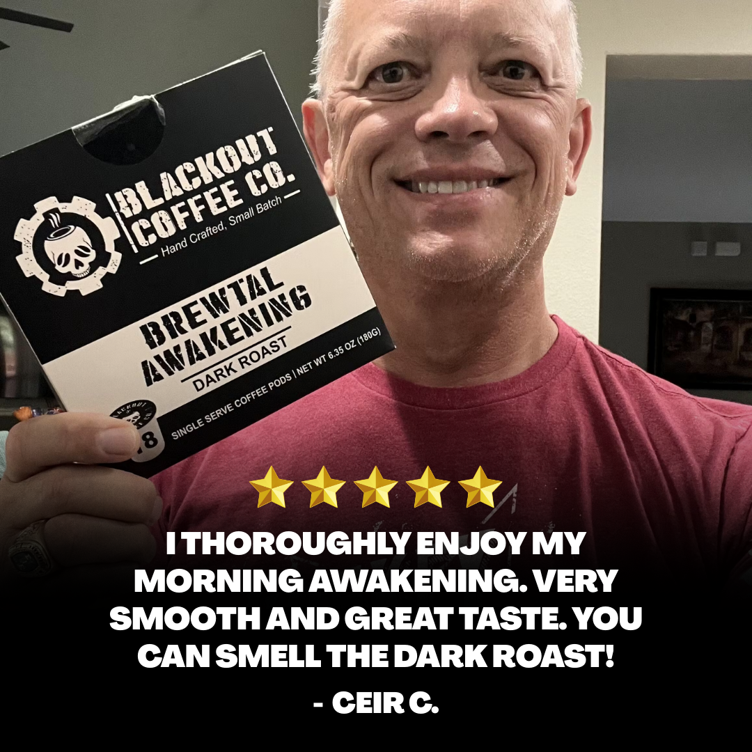 Blackout Coffee Co. Facebook ad