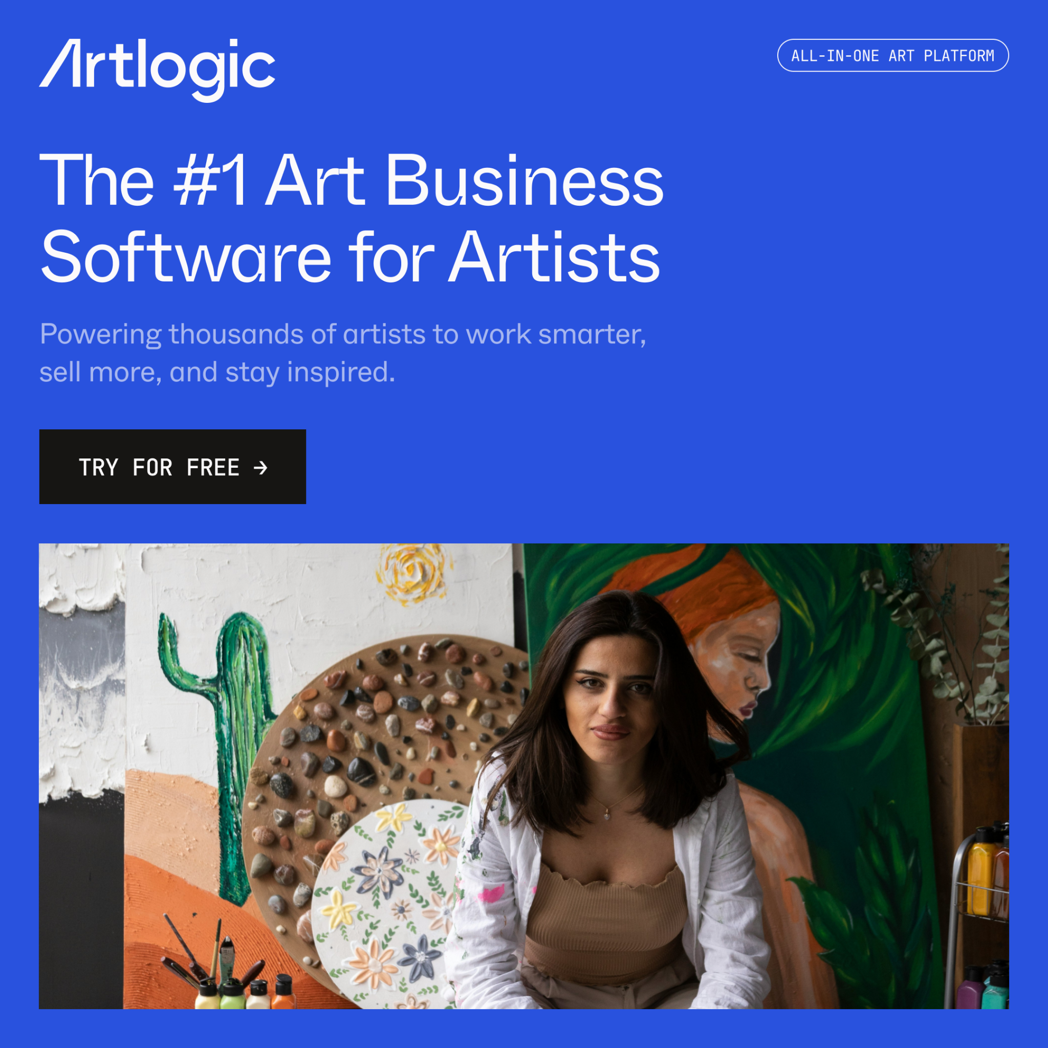 Artlogic Facebook ad