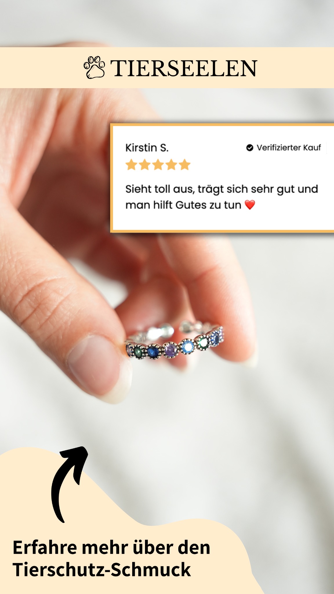 Tierseelen Facebook ad from Jun 9, 2025