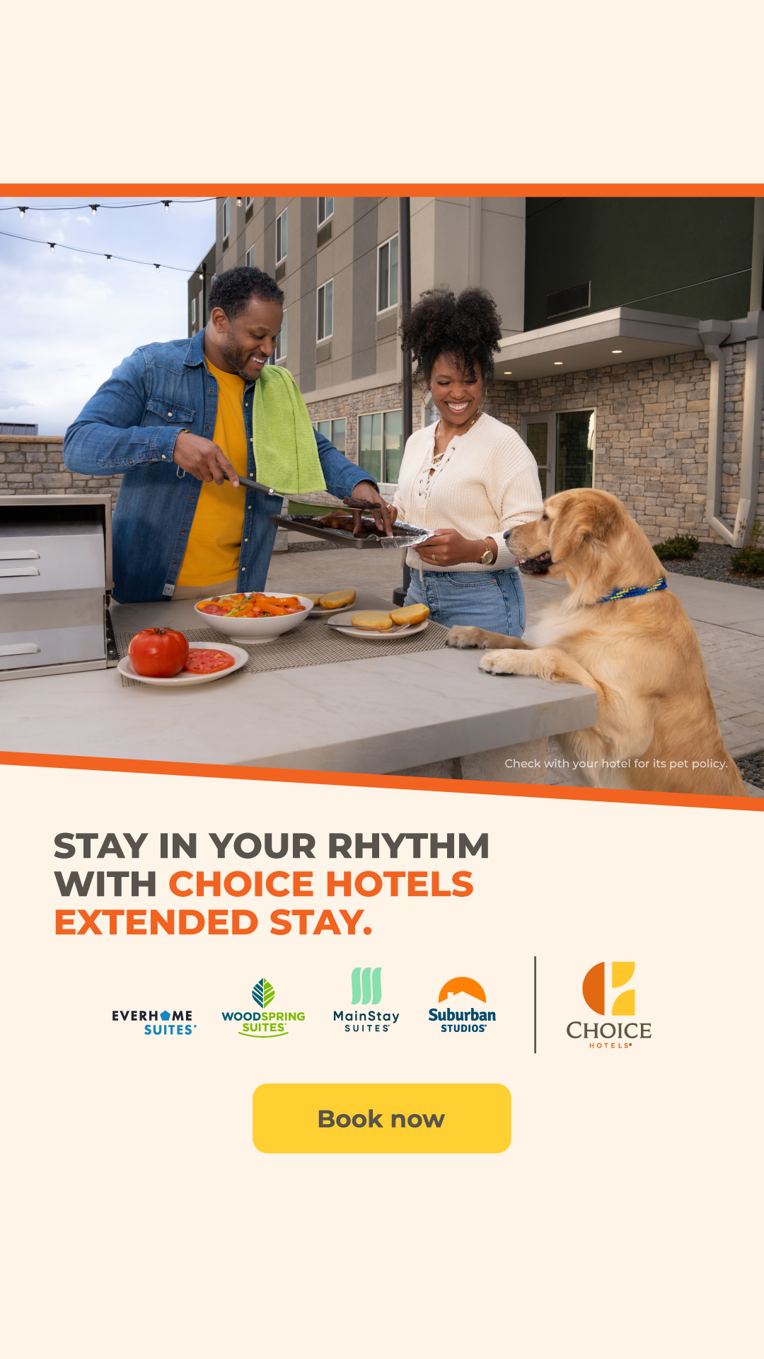 Choice Hotels Facebook ad