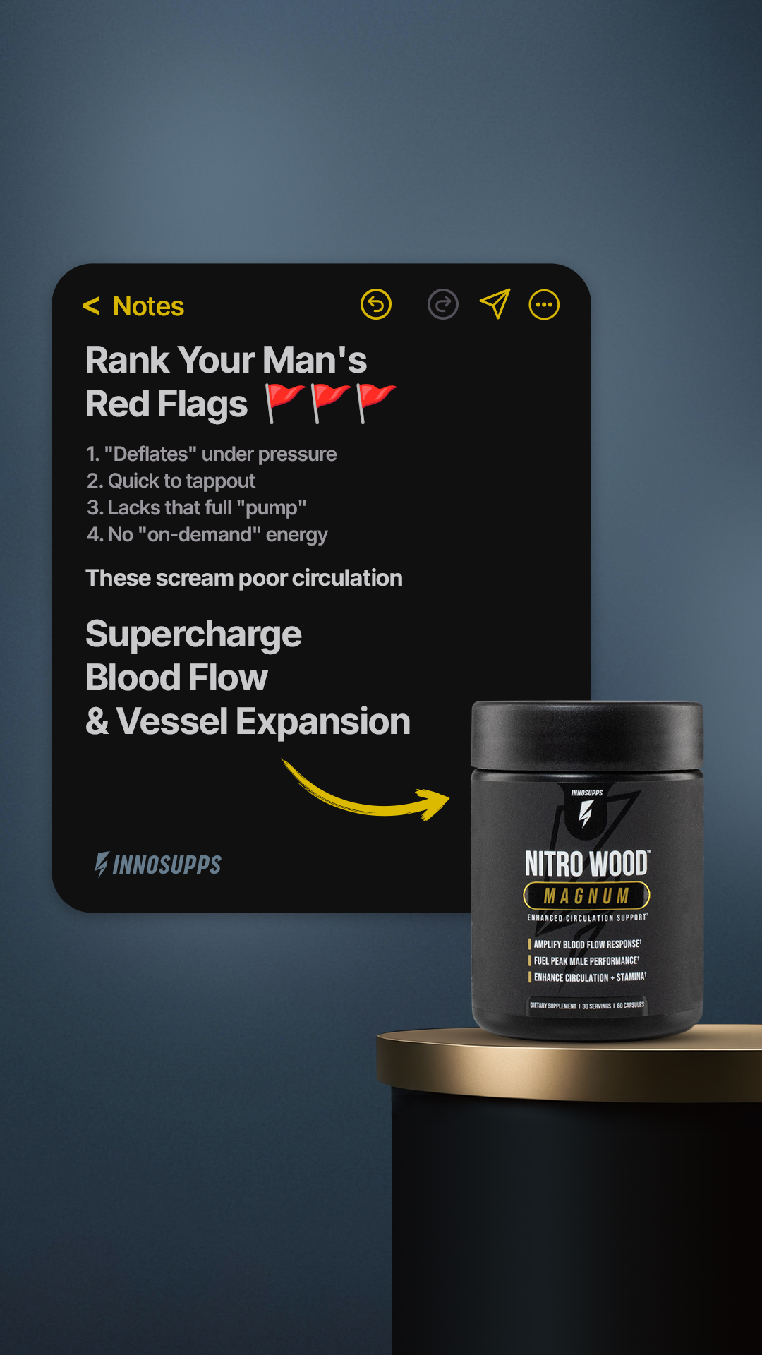 Inno Supps Facebook ad
