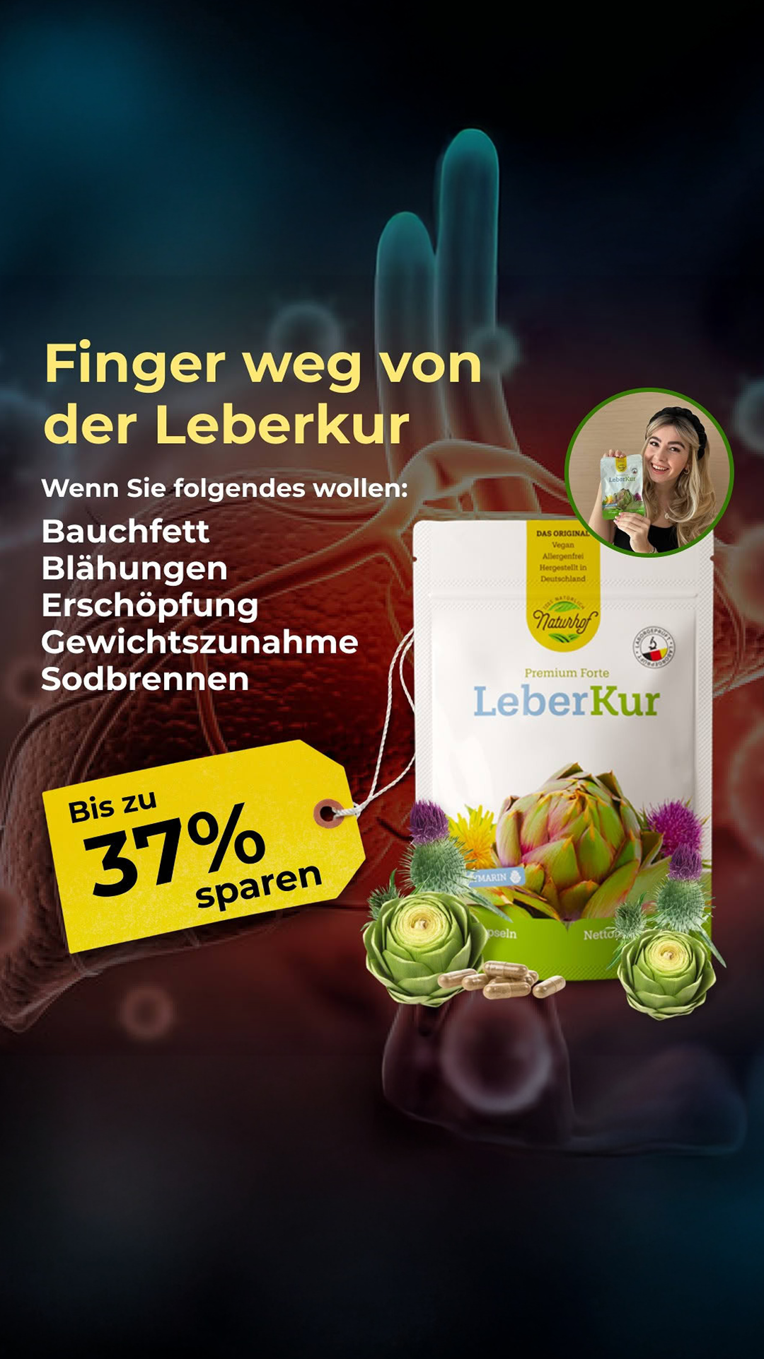 Deutsches Gesundheitsportal Facebook ad from Feb 5, 2026