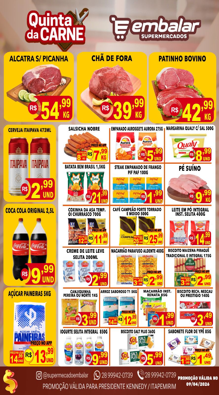 Supermercado Embalar Facebook ad from Apr 8, 2026