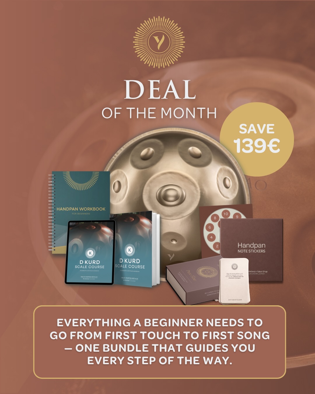 Yatao Handpan Shop Facebook ad: Deal of the Month