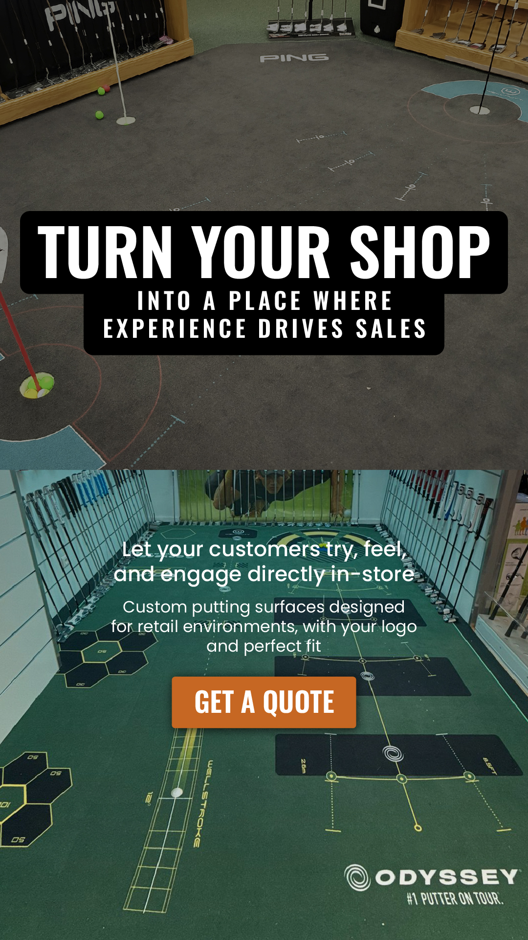 Wellputt Golf Facebook ad