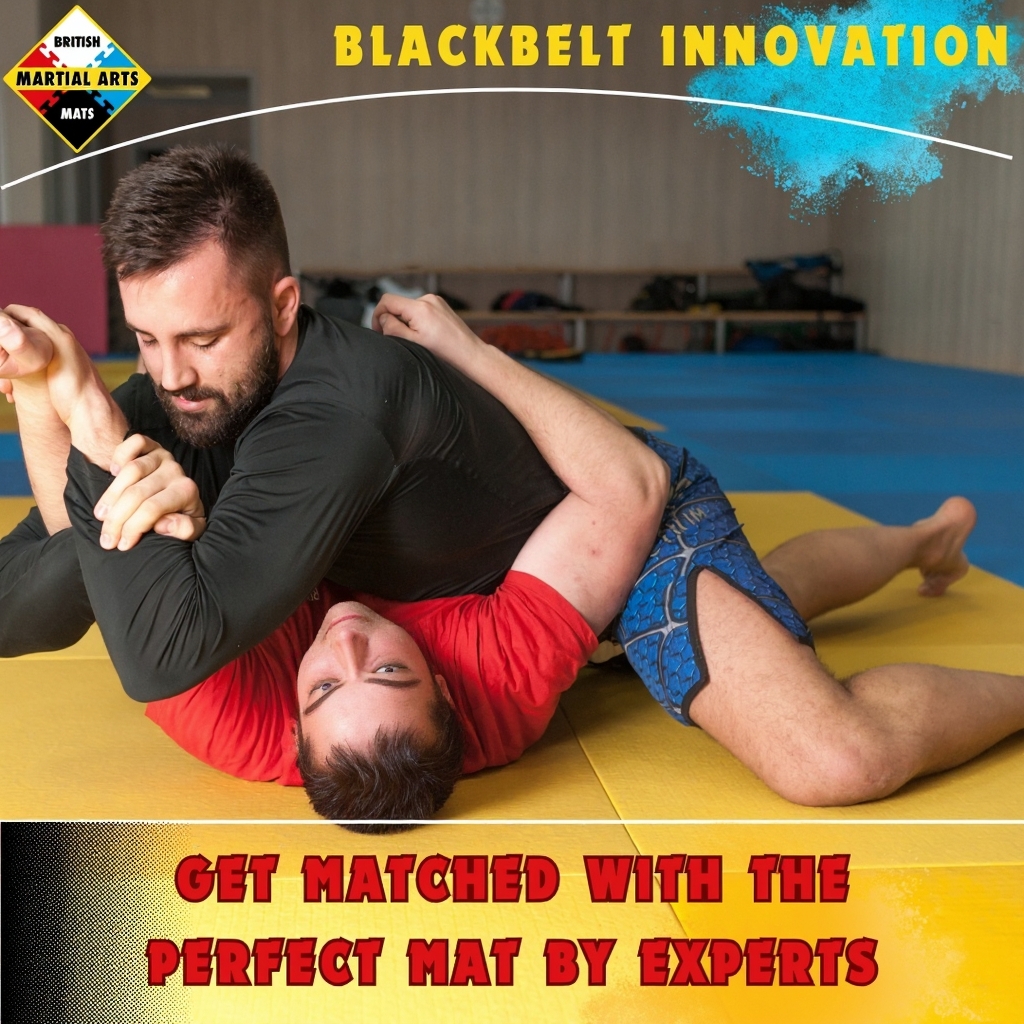 British Martial Arts Mats Facebook ad: High-Impact Low Burn BJJ & MMA Flooring