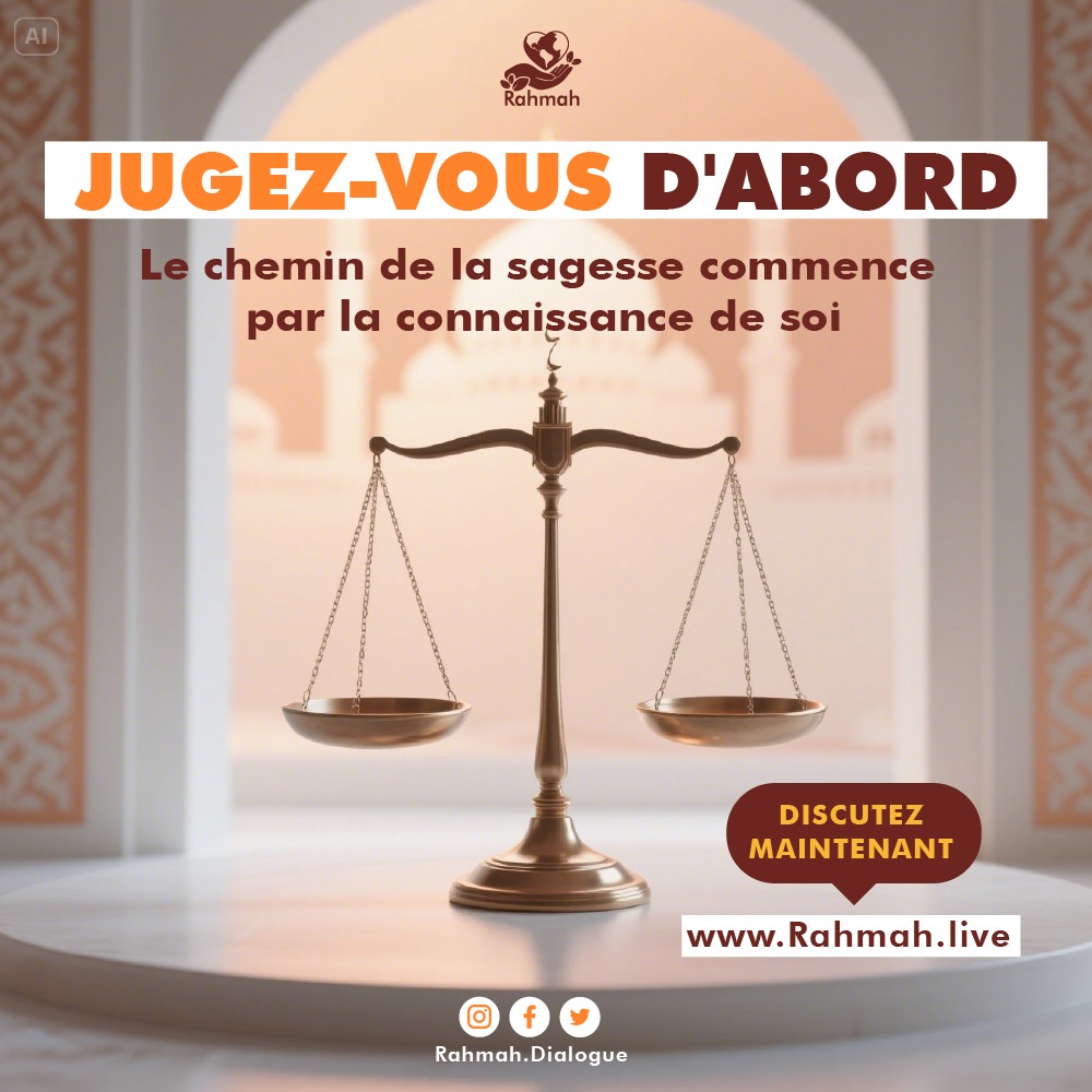 Rahmah - Miséricorde Facebook ad: L'islam vous invite à être juste envers vous-même…